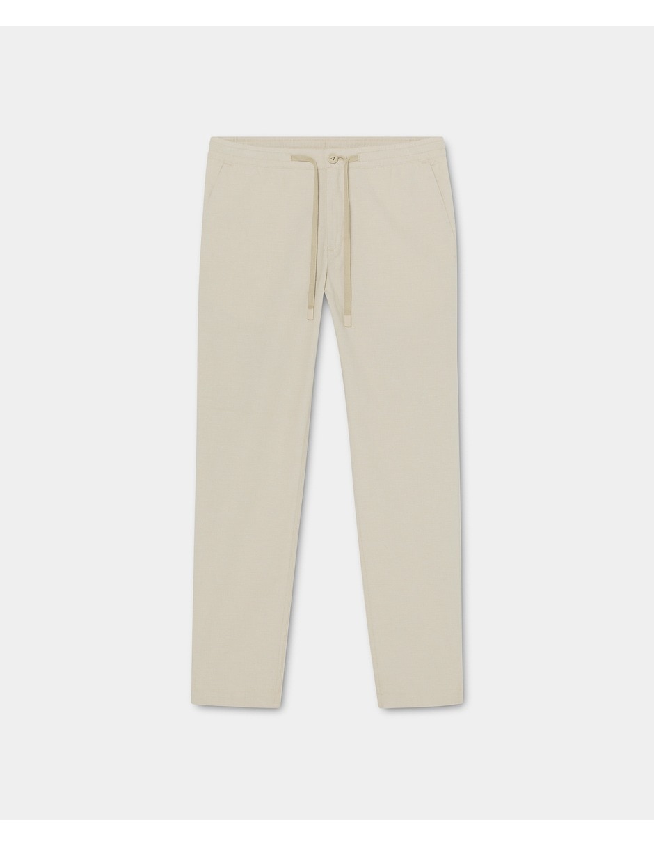 Pantalón casual regular de algodón para hombre 2