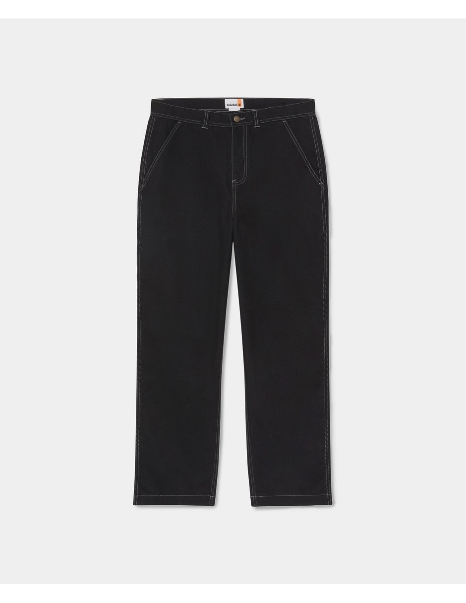 Pantalón casual regular de algodón para hombre 6