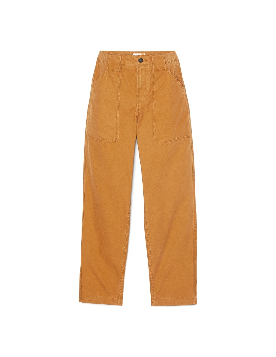 Pantalón casual regular goffstown washed canvas de algodón para hombre 2