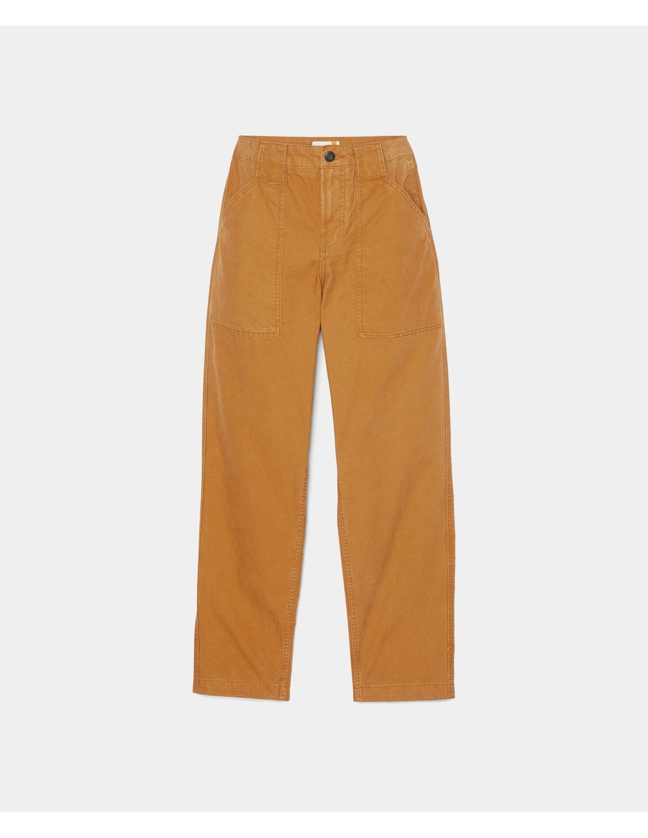 Pantalón casual regular goffstown washed canvas de algodón para hombre 6