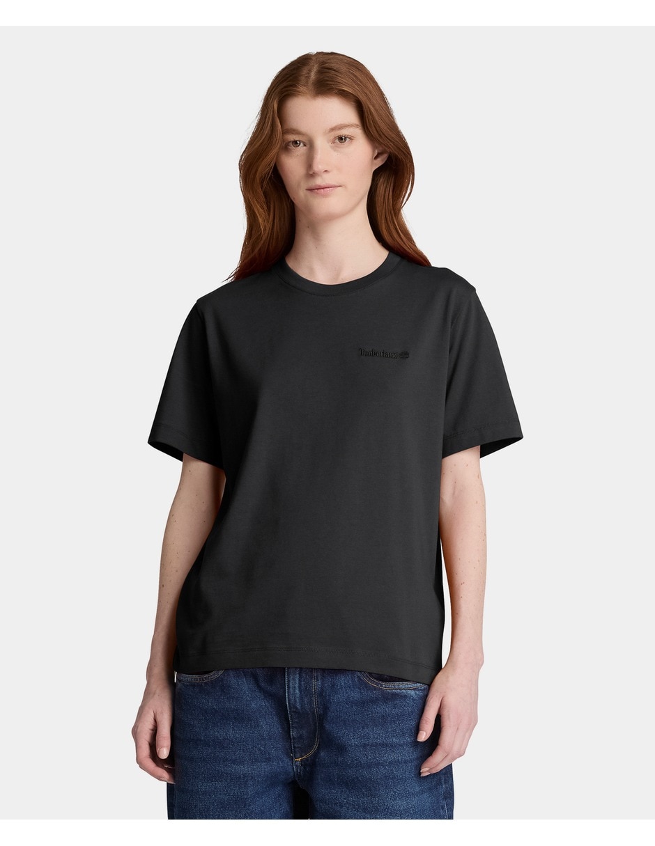 Playera manga corta cuello redondo para mujer Playera manga corta cuello redondo para mujer