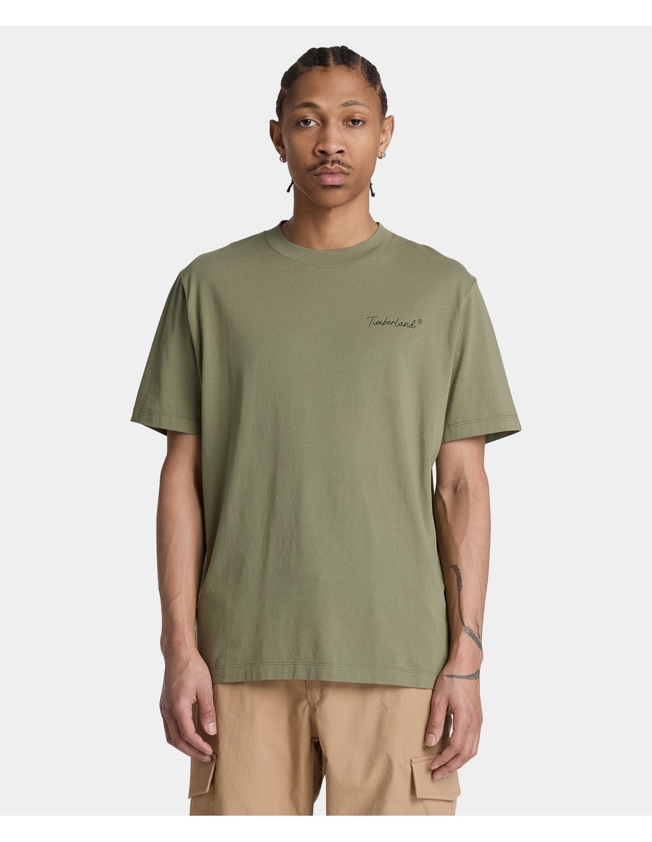 Playera timberland new hampshire heritage cuello redondo para hombre 3