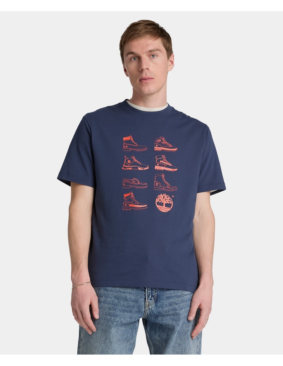 Playera iconic footwear cuello redondo para hombre
