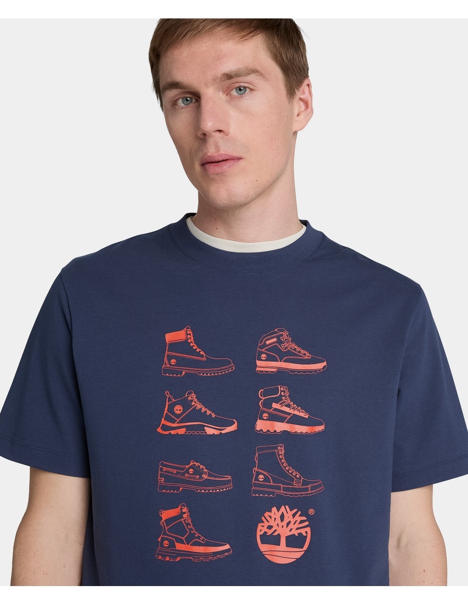 Playera iconic footwear cuello redondo para hombre 4