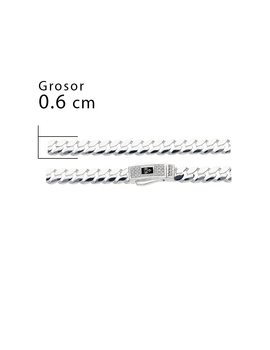 Pulsera de plata con zirconia p 925 5