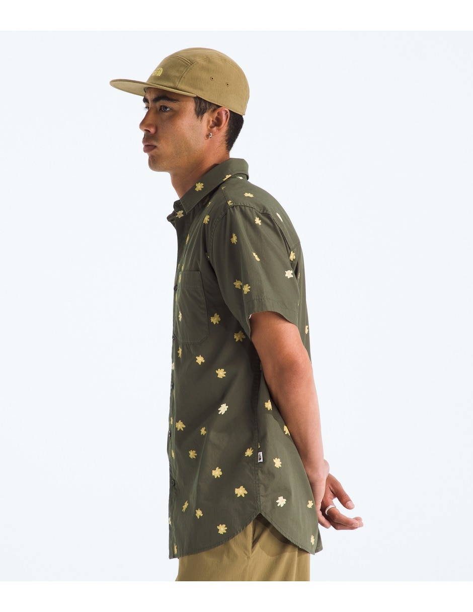 Camisa casual de algodón manga corta para hombre 5