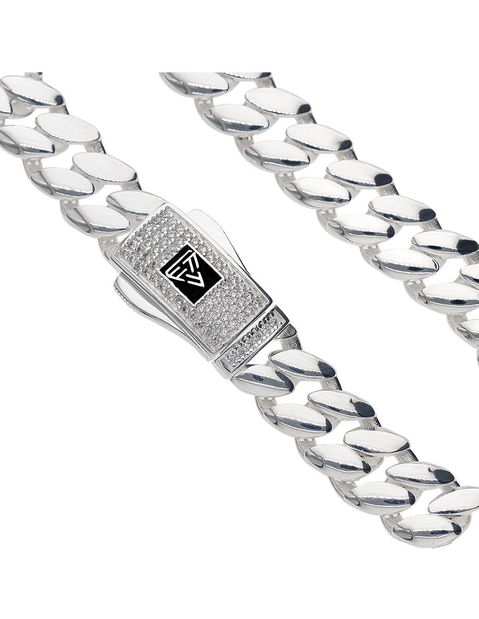 Pulsera fonelli de plata con zirconia p 925 2