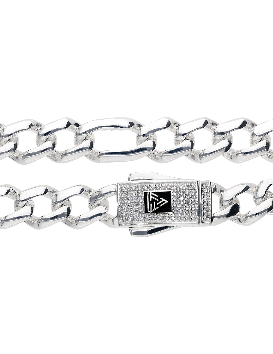 Pulsera fonelli de plata con zirconia p 925 3