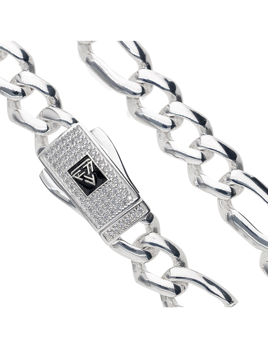 Pulsera fonelli de plata con zirconia p 925 2