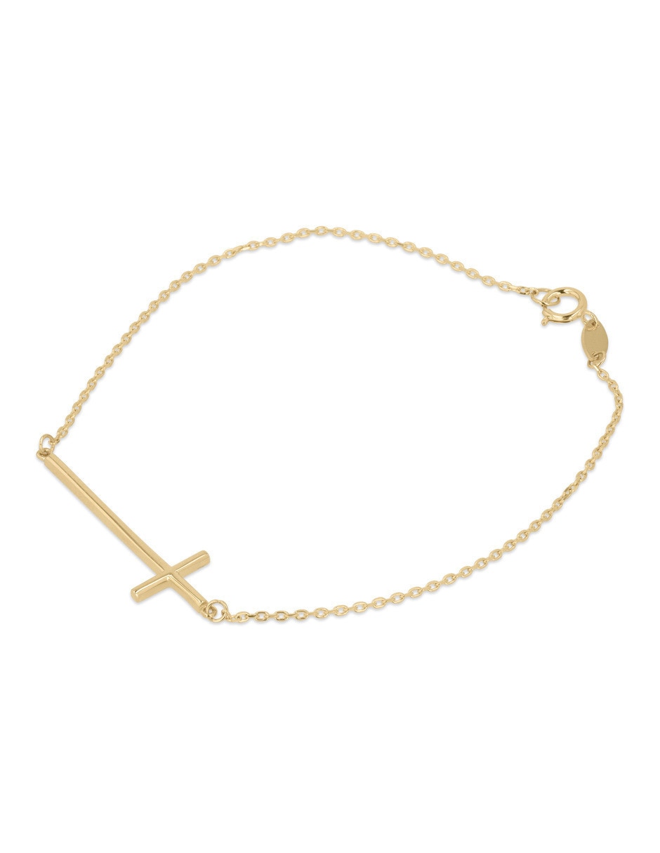 Pulsera de oro amarillo con 14 k 4