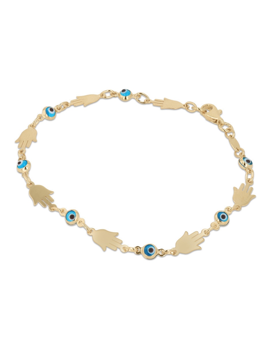 Pulsera de oro amarillo con 14 k 4