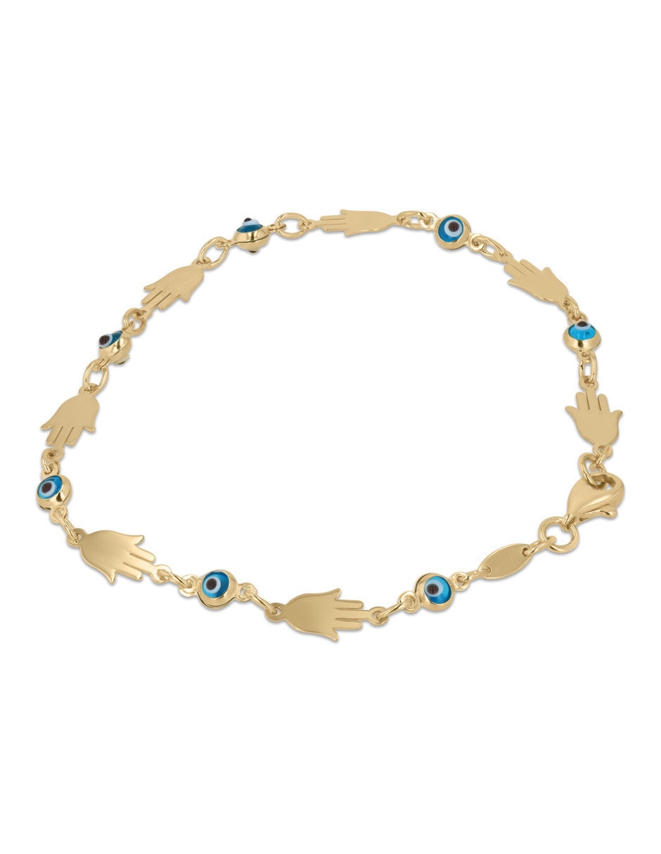 Pulsera de oro amarillo con 14 k 3