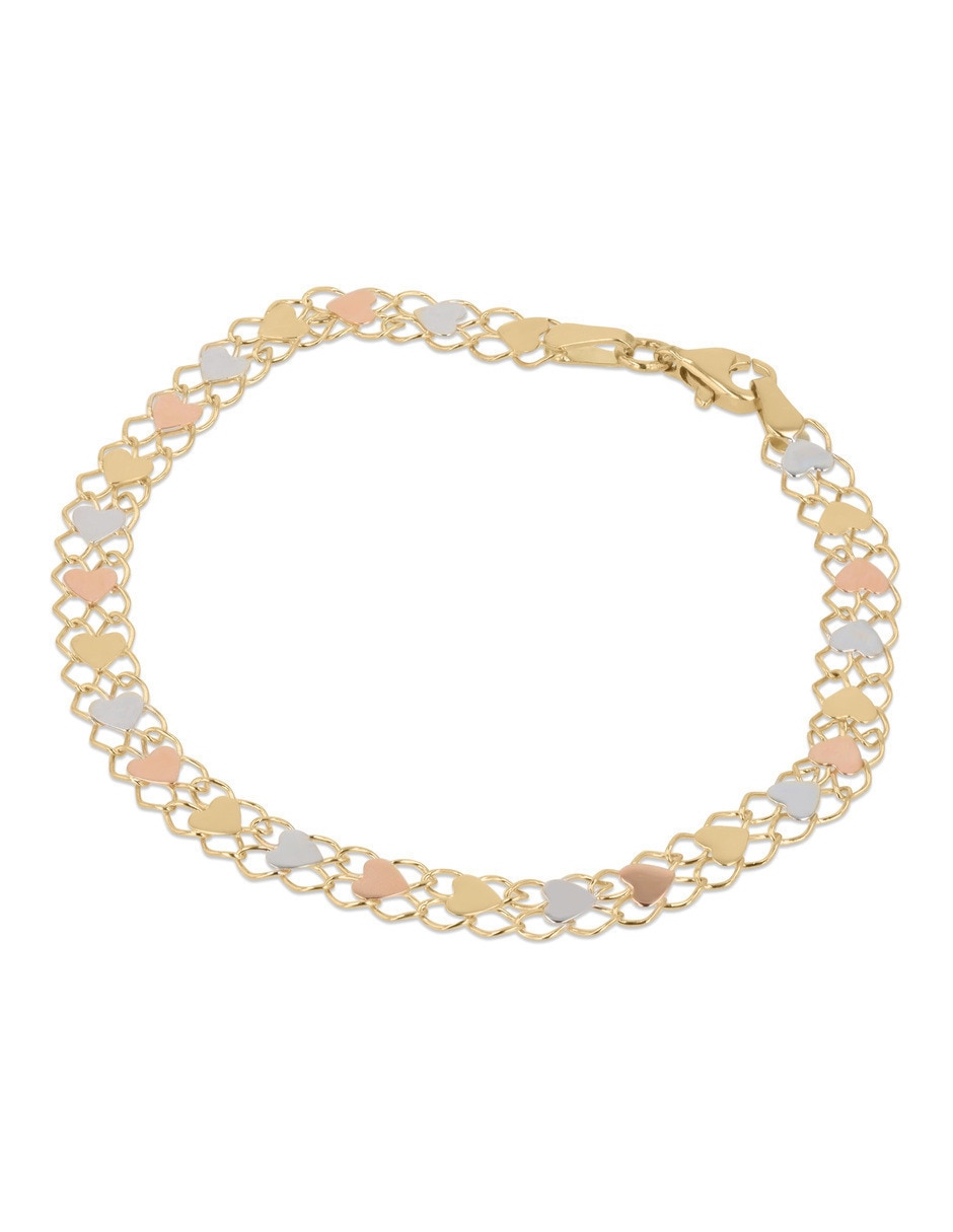 Pulsera de oro florentino con 14 k 4