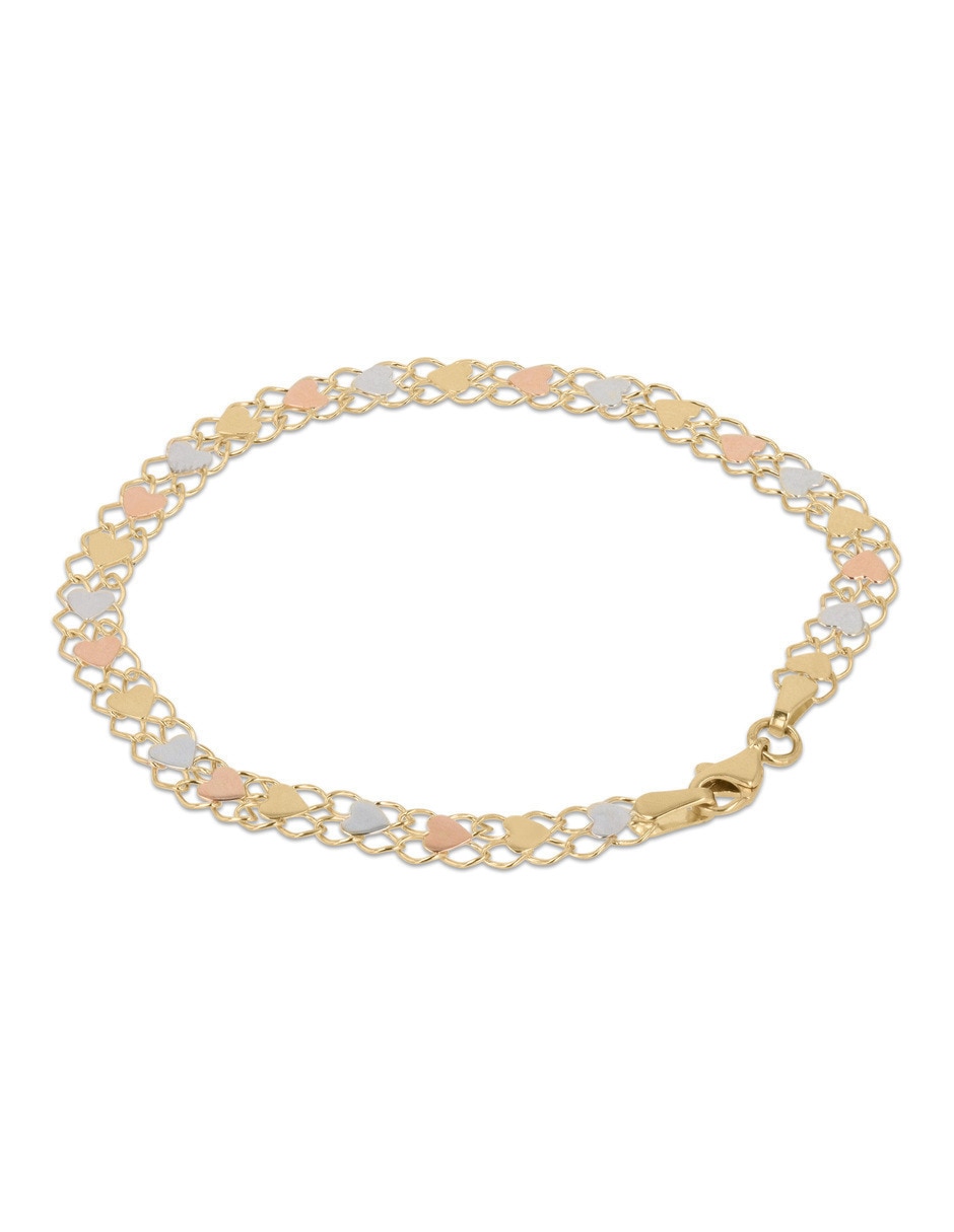 Pulsera de oro florentino con 14 k 3