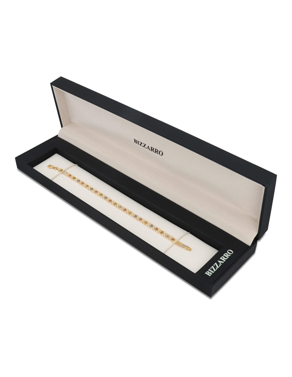 Pulsera de oro florentino con 14 k 2