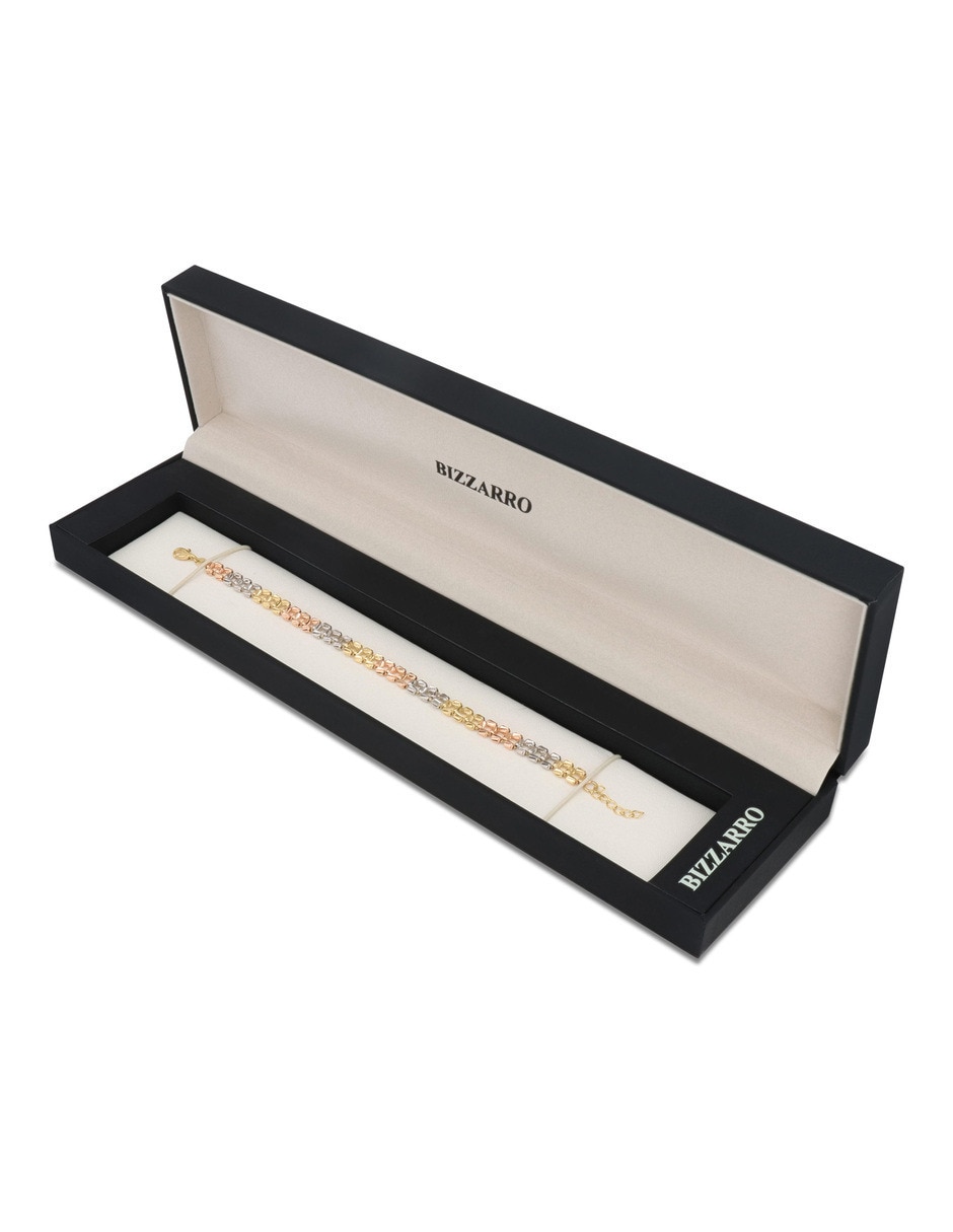 Pulsera de oro florentino con 14 k 2
