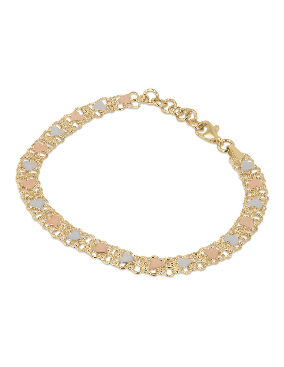 Pulsera de oro florentino con 14 k 4