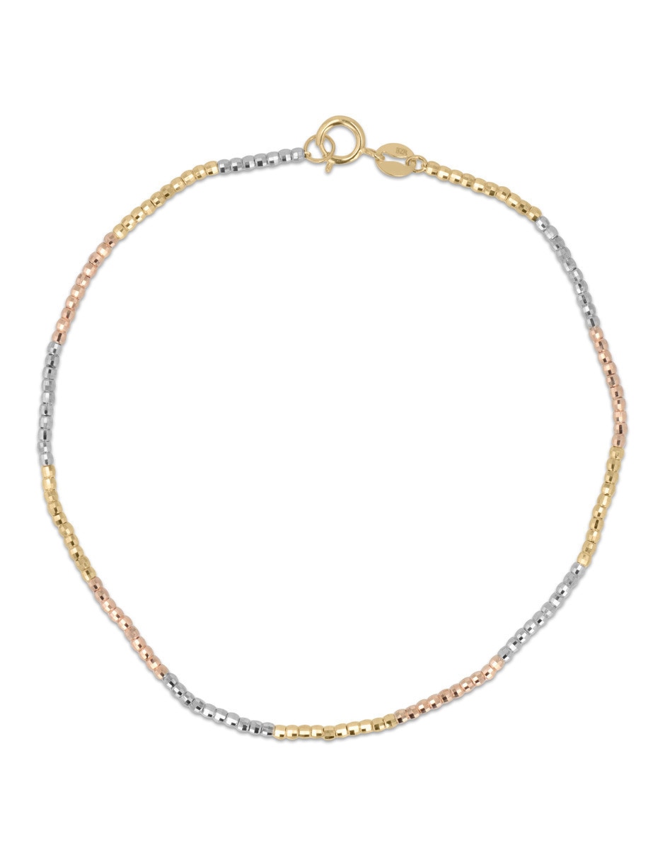 Pulsera de oro florentino con 14 k
