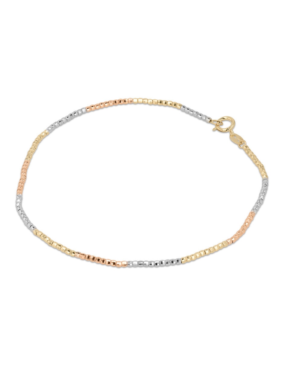 Pulsera de oro florentino con 14 k 4