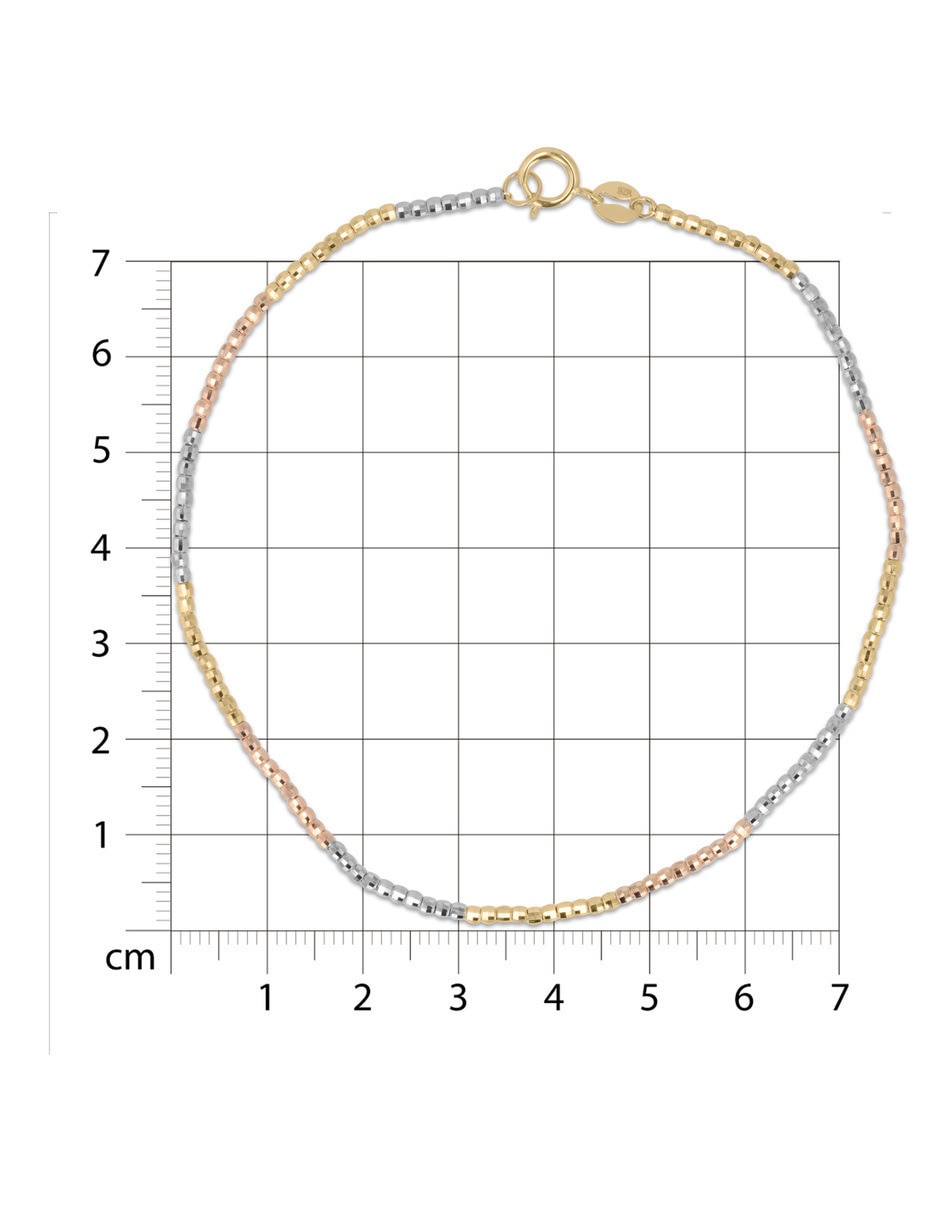 Pulsera de oro florentino con 14 k 5