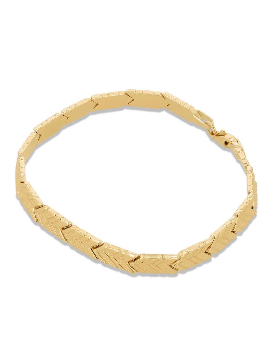 Pulsera de oro amarillo con 10 k 4