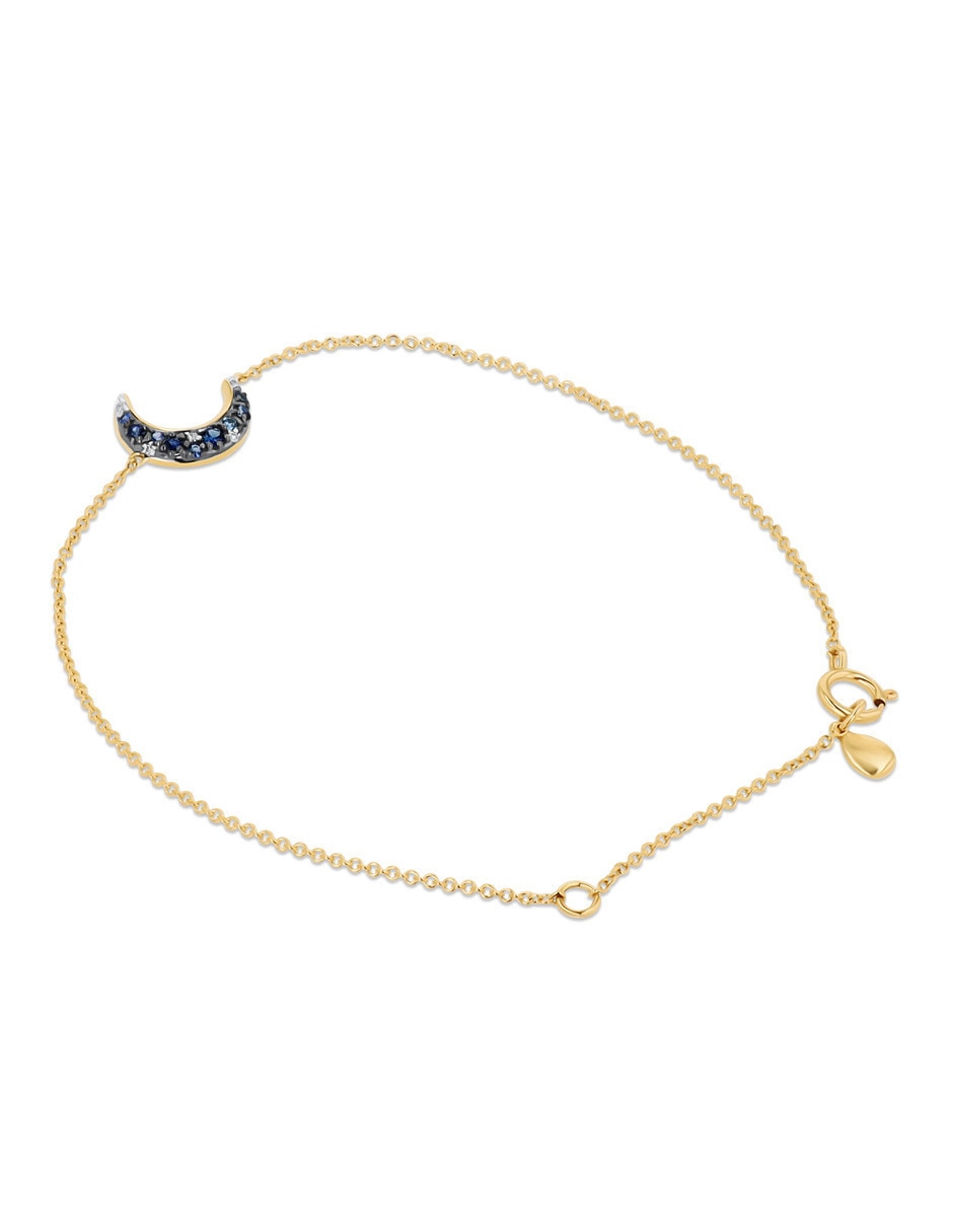 Pulsera de oro amarillo con diamante 10 k 3