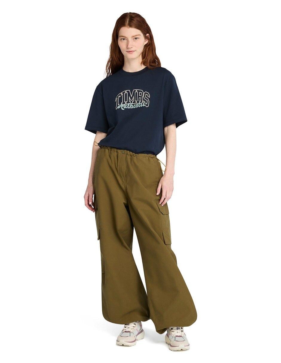 Playera manga corta cuello redondo para mujer 5
