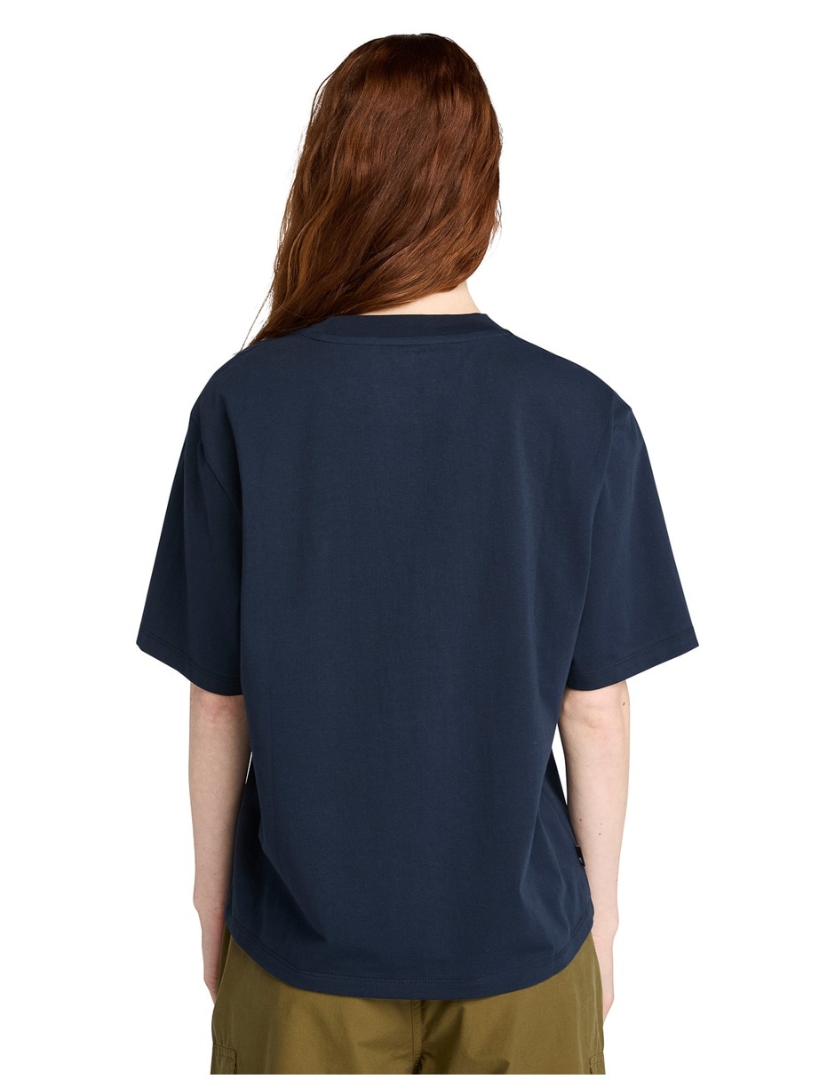 Playera manga corta cuello redondo para mujer 3