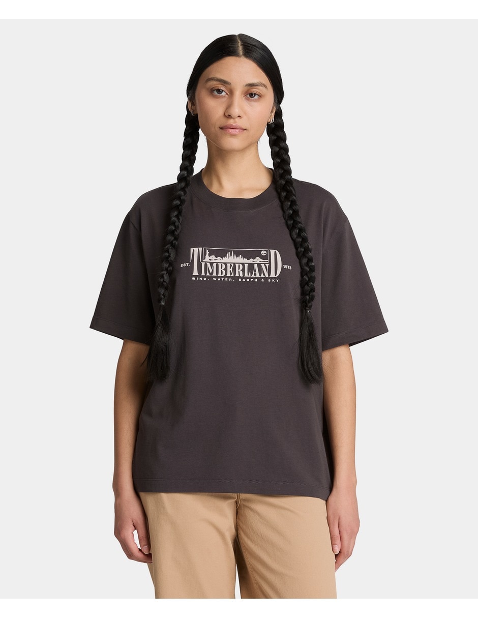Playera manga corta cuello redondo para mujer Playera manga corta cuello redondo para mujer