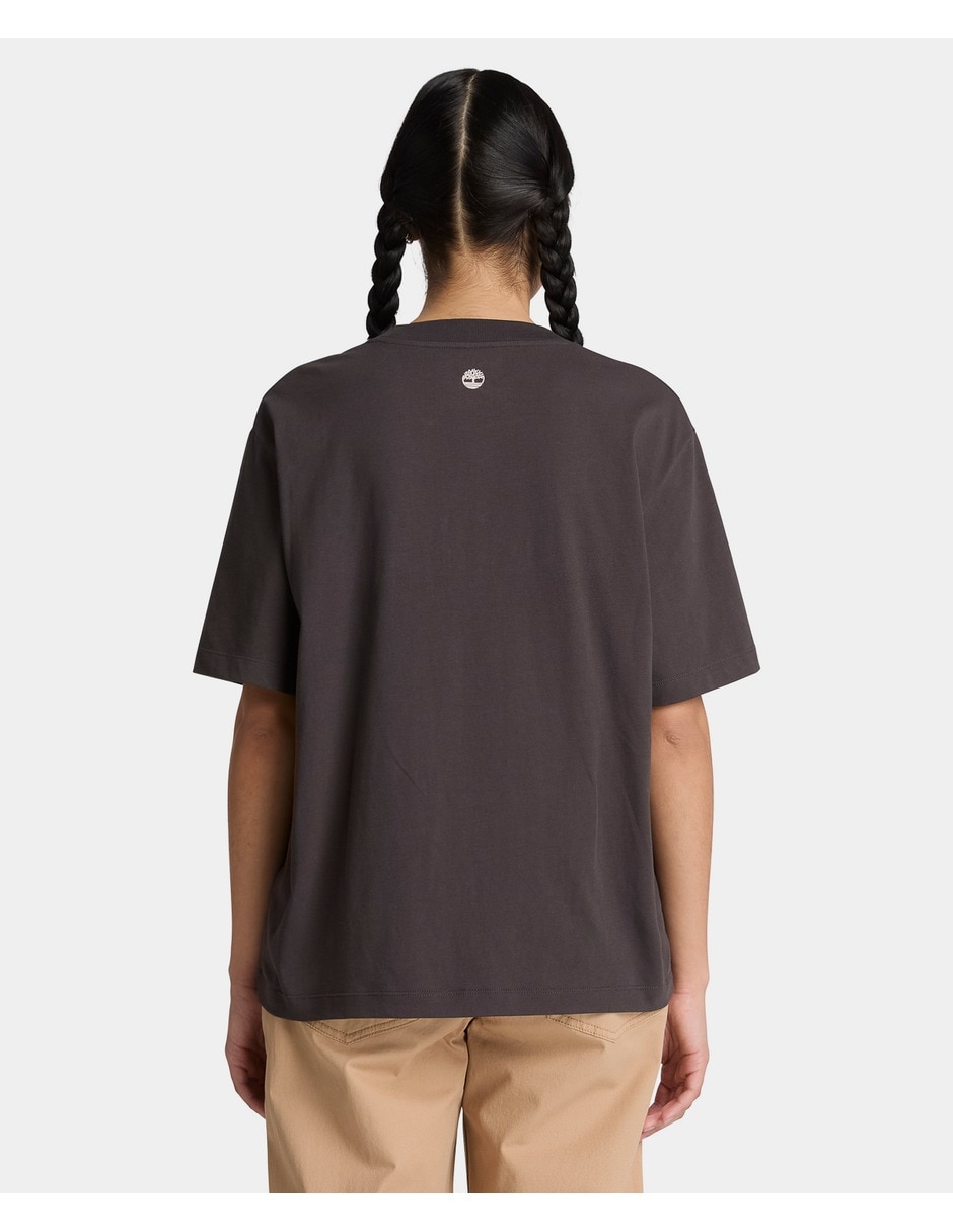 Playera manga corta cuello redondo para mujer 3