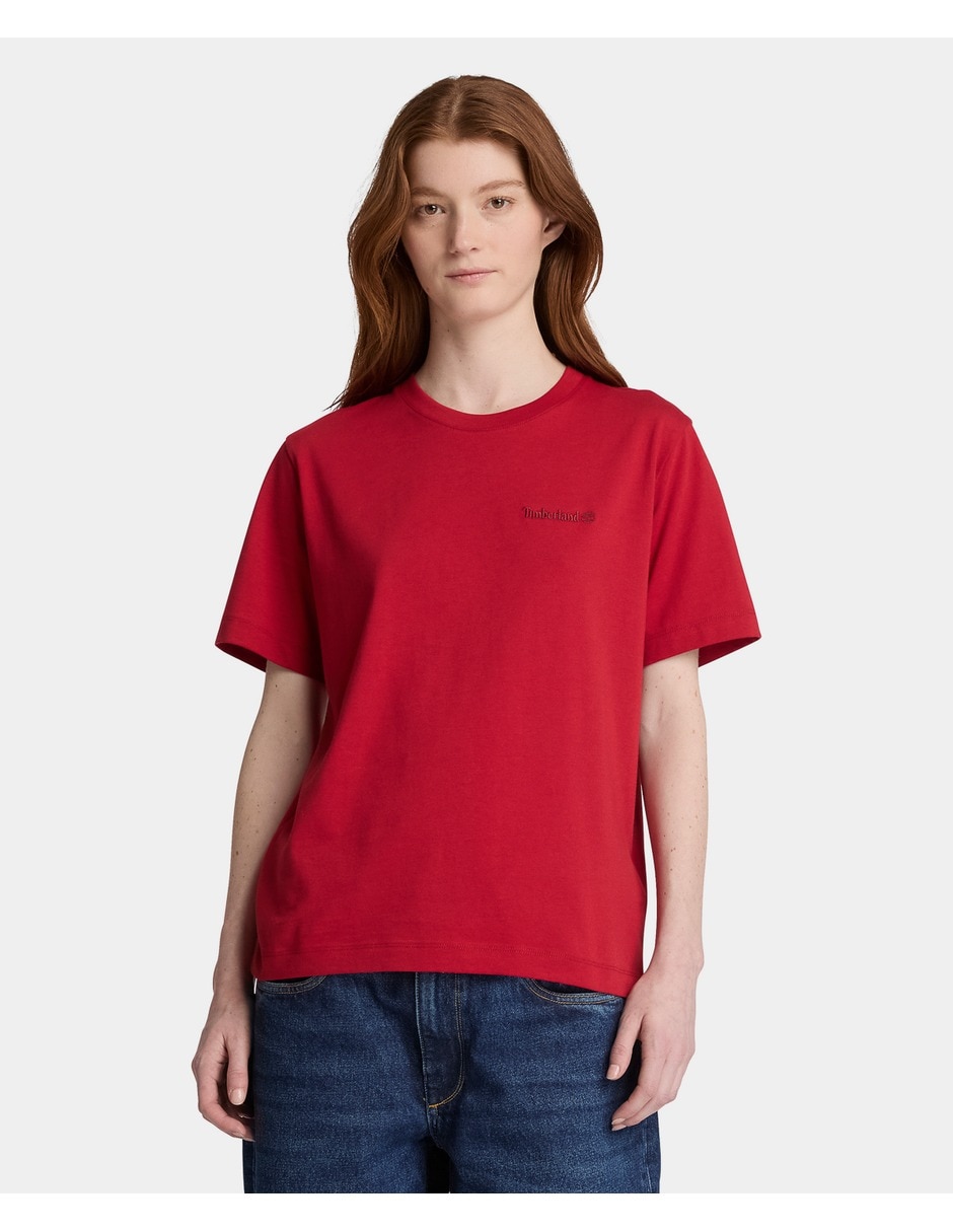 Playera manga corta cuello redondo para mujer Playera manga corta cuello redondo para mujer