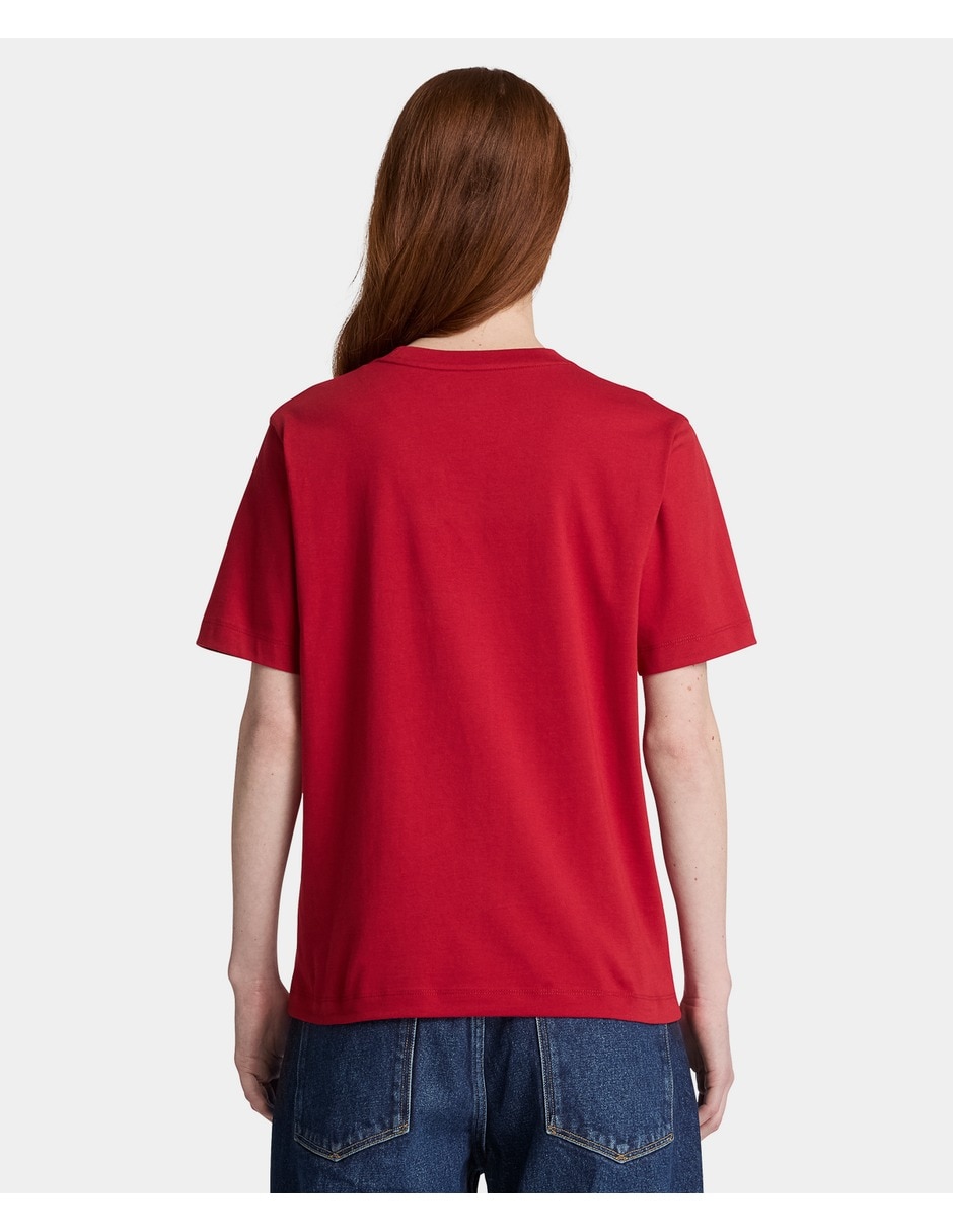 Playera manga corta cuello redondo para mujer 3