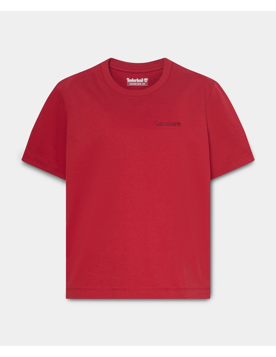 Playera manga corta cuello redondo para mujer 2