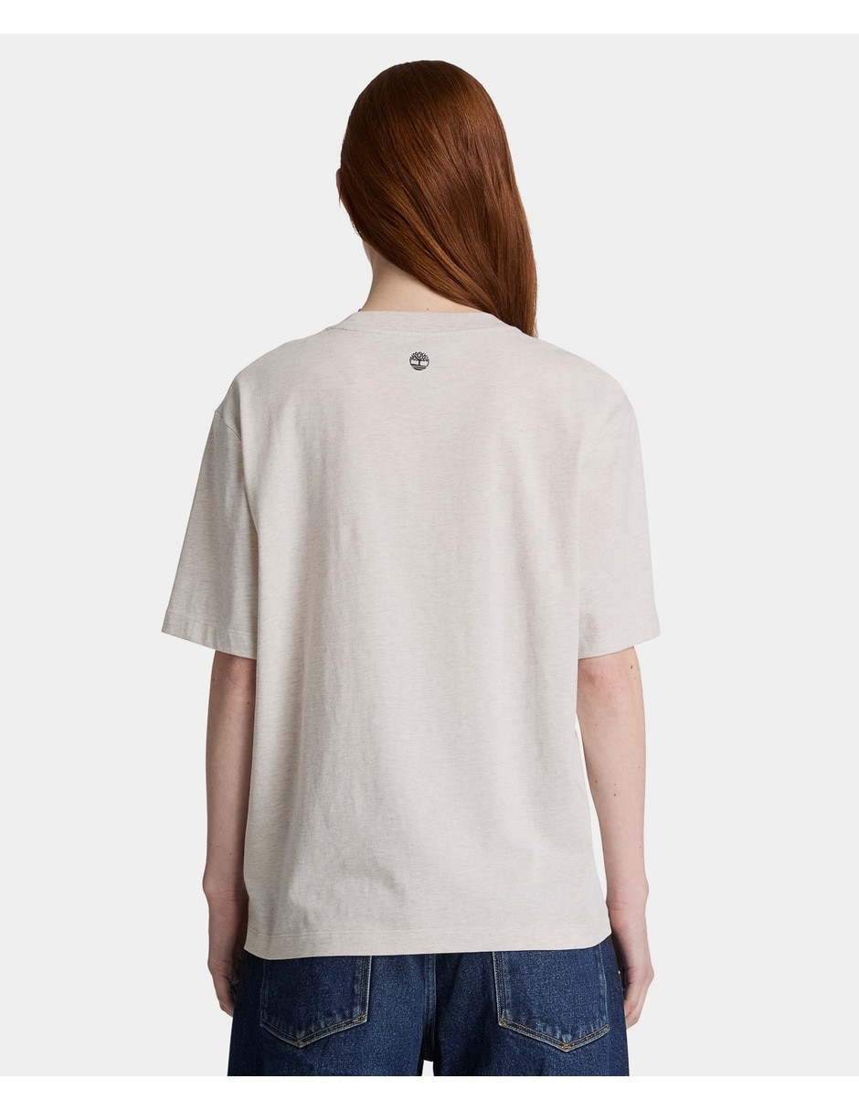 Playera manga corta cuello redondo para mujer 3
