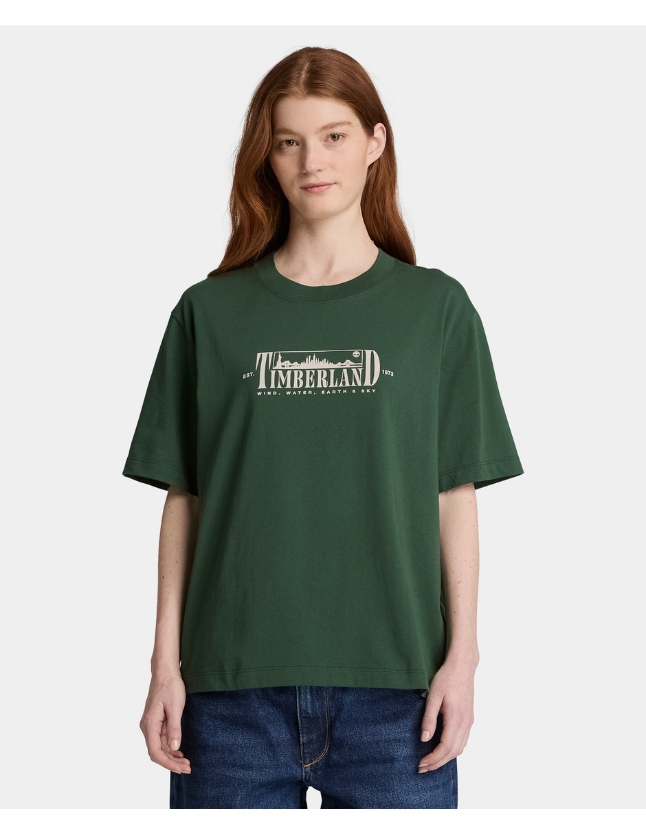 Playera manga corta cuello redondo para mujer Playera manga corta cuello redondo para mujer