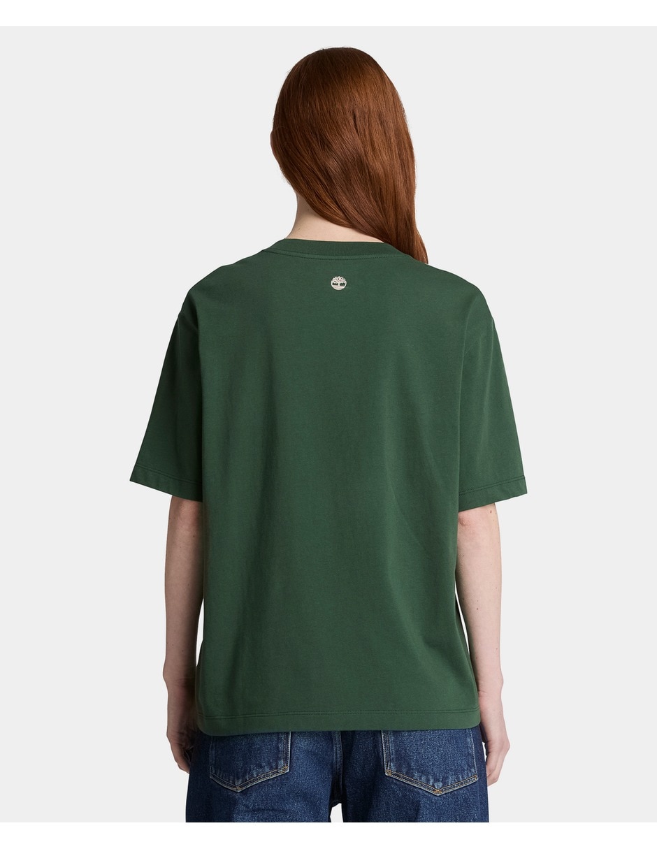 Playera manga corta cuello redondo para mujer 3