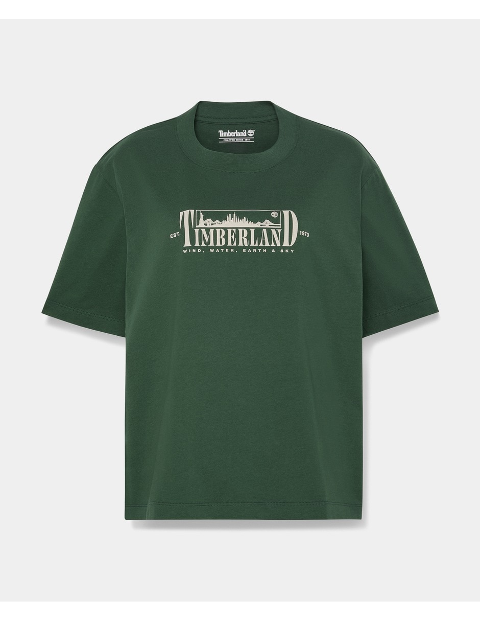 Playera manga corta cuello redondo para mujer 2