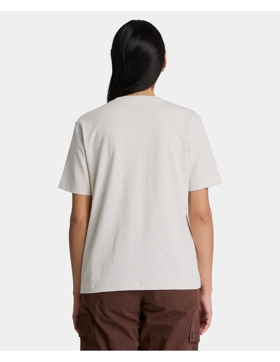 Playera manga corta cuello redondo para mujer 3