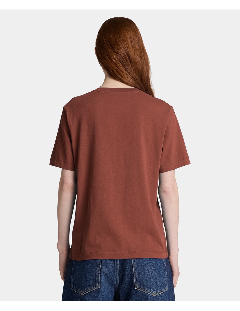 Playera manga corta cuello redondo para mujer 3