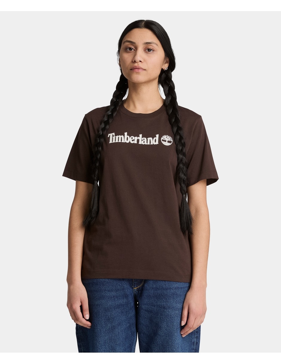Playera manga corta northwood cuello redondo para mujer