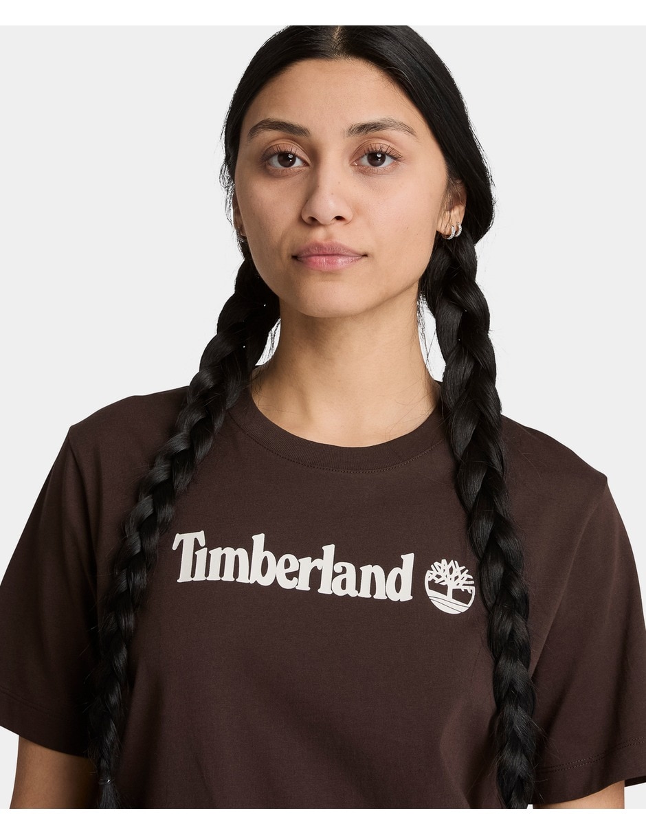 Playera manga corta northwood cuello redondo para mujer 4