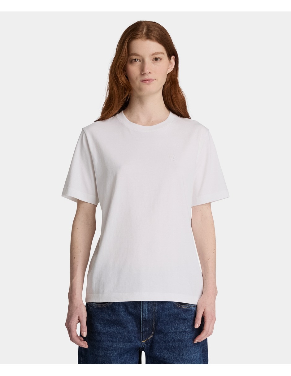 Playera manga corta cuello redondo para mujer Playera manga corta cuello redondo para mujer