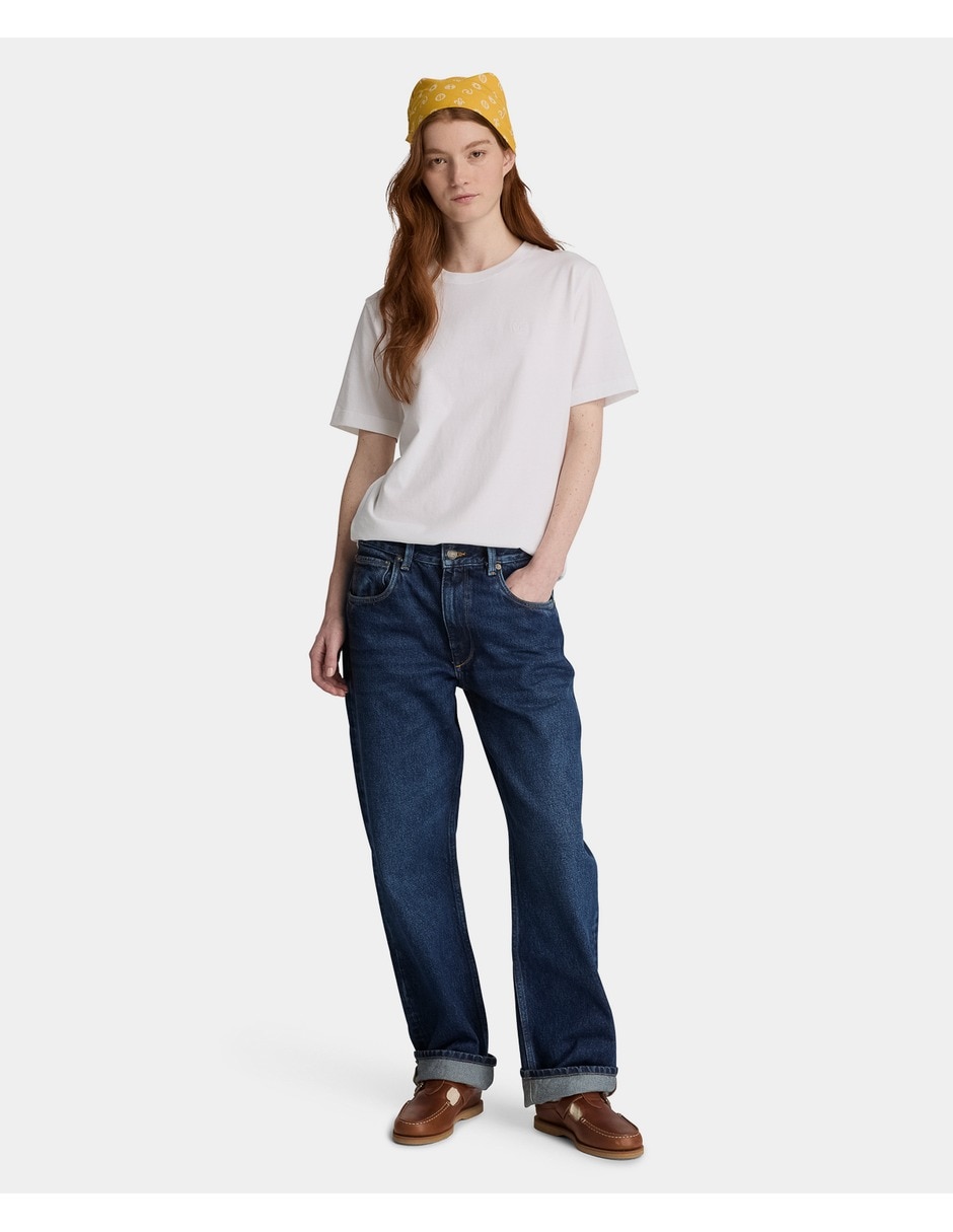 Playera manga corta cuello redondo para mujer 5
