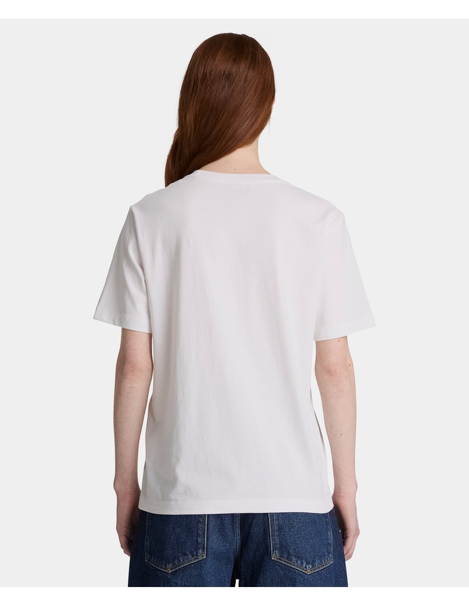 Playera manga corta cuello redondo para mujer 3