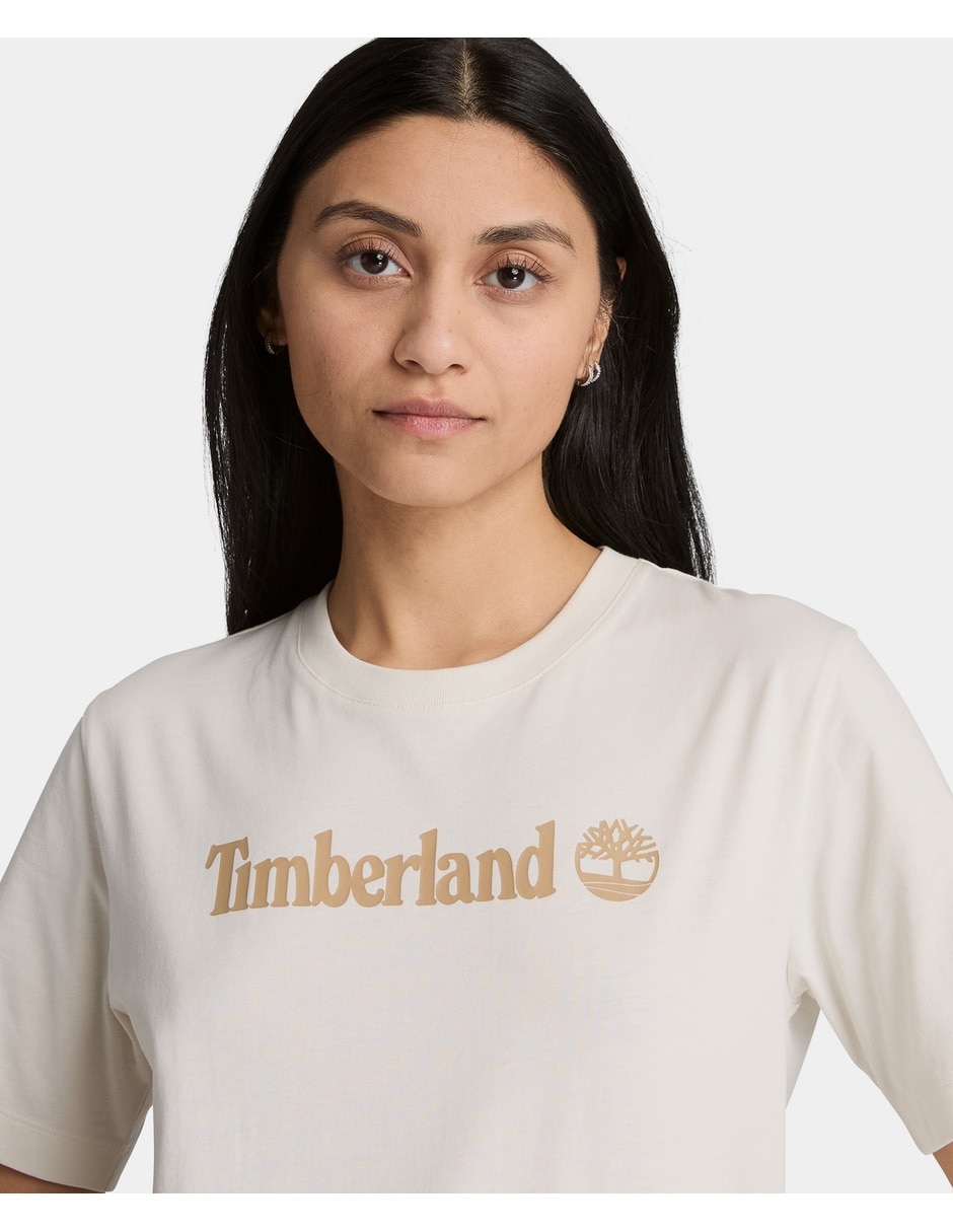 Playera manga corta northwood cuello redondo para mujer 4