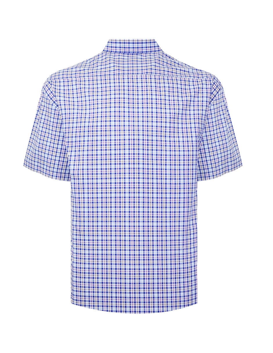 Camisa casual de algodón manga corta para hombre 5