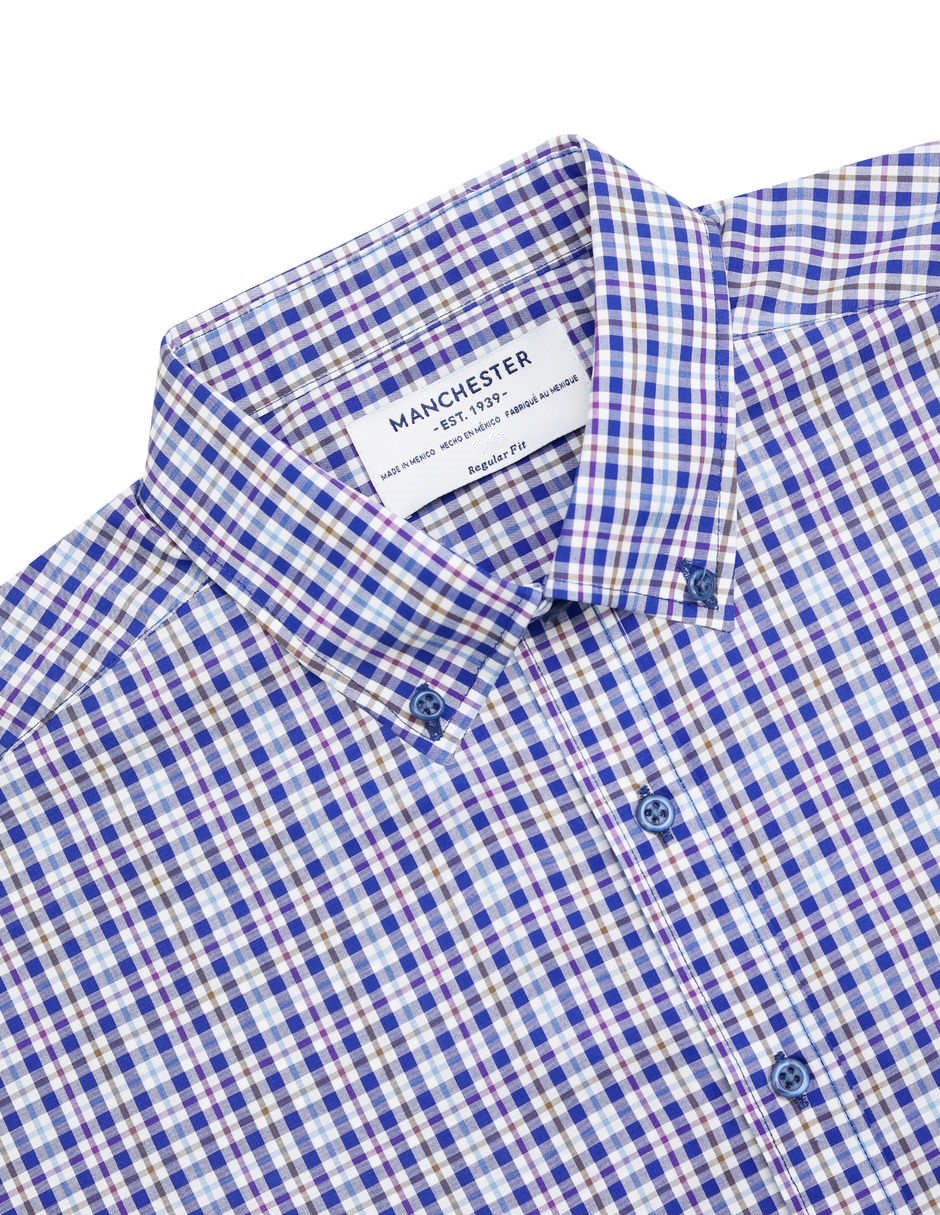 Camisa casual de algodón manga corta para hombre 4