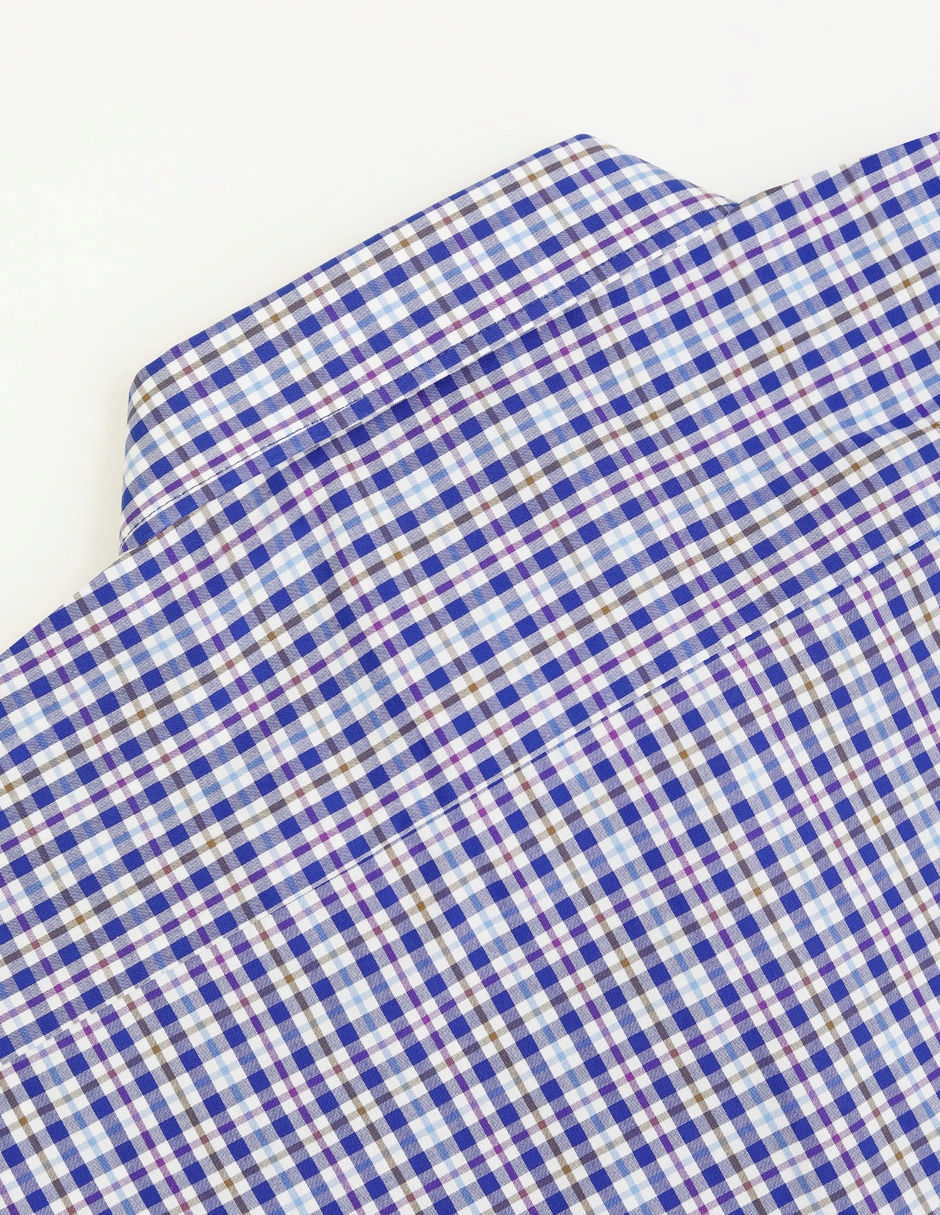 Camisa casual de algodón manga corta para hombre 6