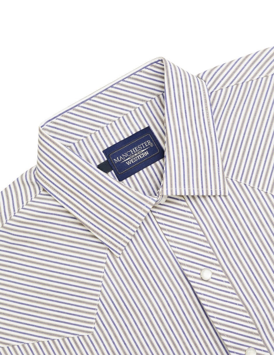 Camisa casual de algodón manga larga para hombre 4
