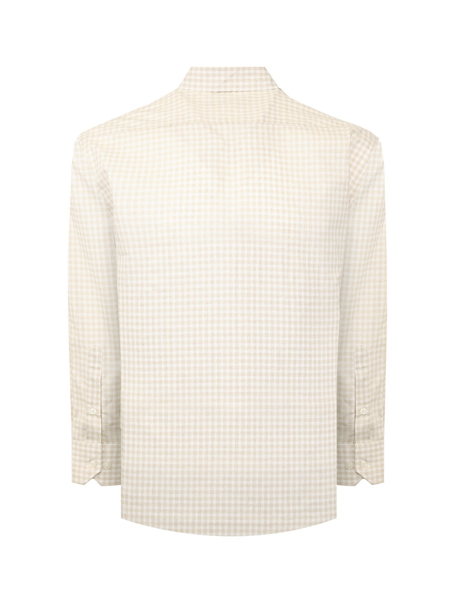 Camisa casual de algodón manga larga para hombre Camisa casual de algodón manga larga para hombre